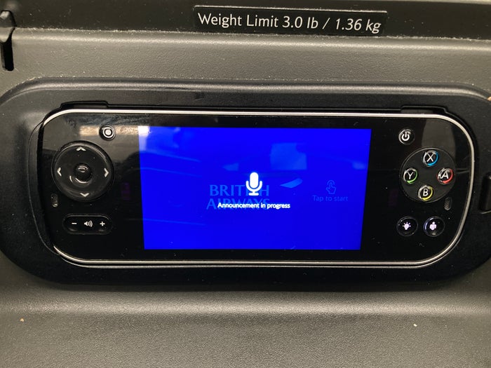 British Airways A350 1000 Club Suites review LAS LHR entertainment remote control