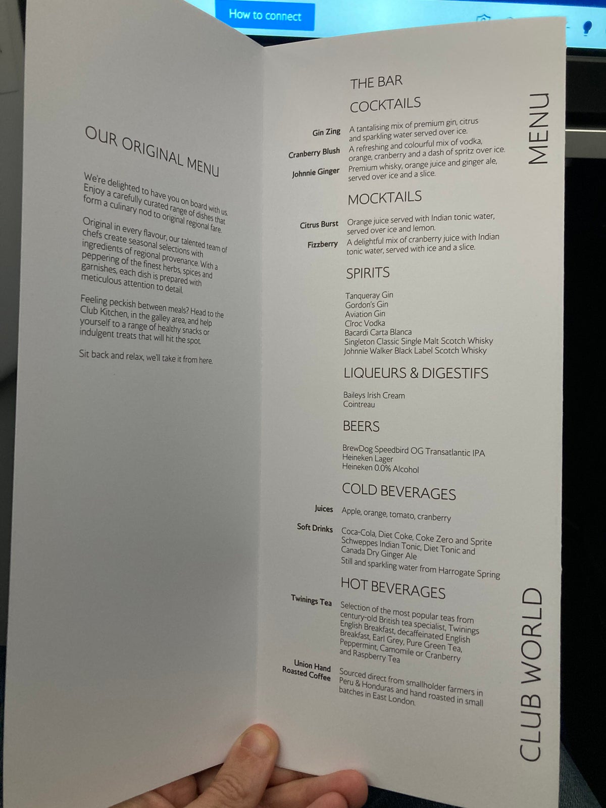 British Airways A350 1000 Club Suites review LAS LHR menu drinks