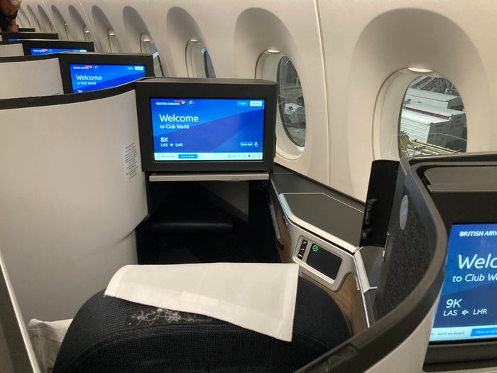British Airways A350 1000 Club Suites review LAS LHR seat 8K British Airways A350 1000 Club Suites review LAS LHR seat 8K