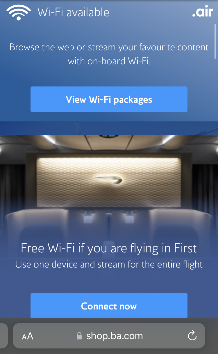 British Airways A350 1000 Club Suites review LAS LHR wifi free in first class