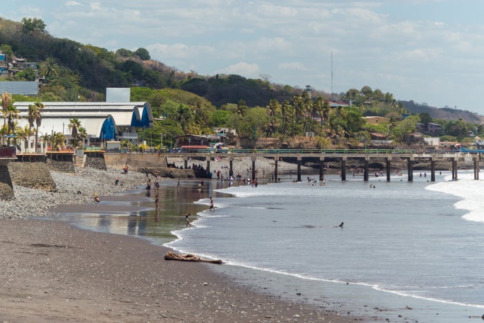 El Malecon Playa El Obispo La Libertad El Salvador El Malecon Playa El Obispo La Libertad El Salvador