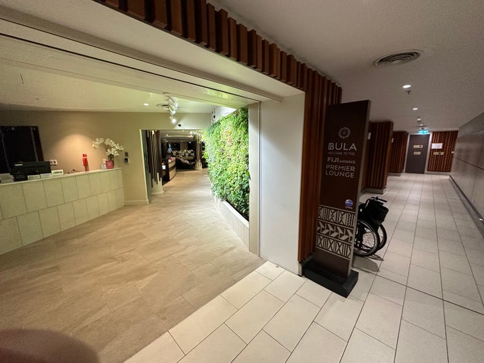Fiji Airways NAN Lounge Entrance