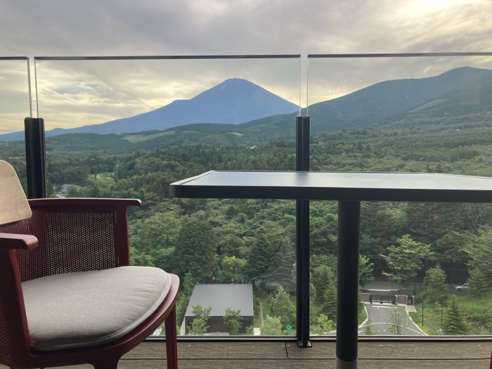Fuji Speedway Hotel Grand Prix Corner King Suite balcony view of Mt Fuji Fuji Speedway Hotel Grand Prix Corner King Suite balcony view of Mt Fuji