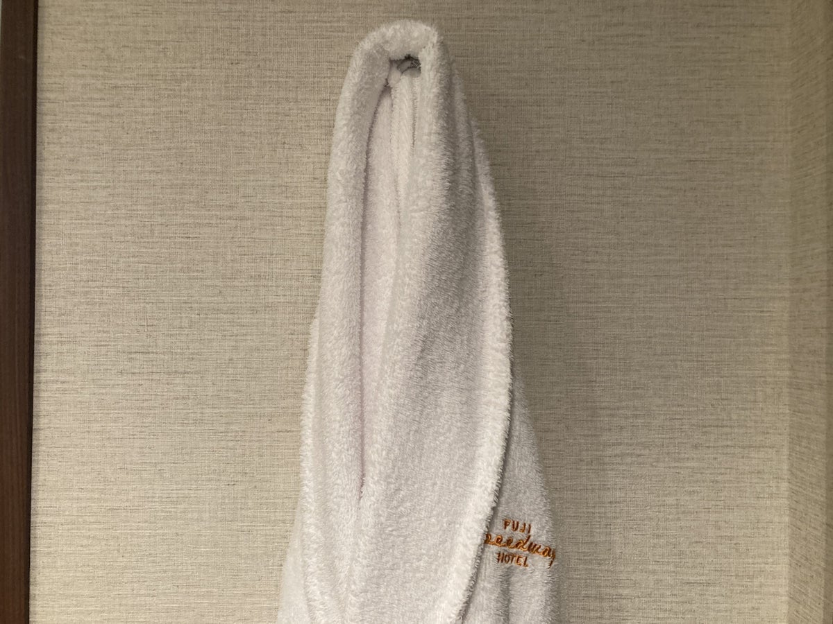 Fuji Speedway Hotel Grand Prix Corner King Suite bathroom robe