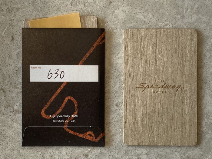 Fuji Speedway Hotel room key Fuji Speedway Hotel room key