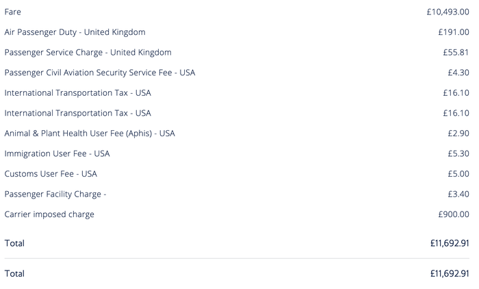 Fully flex fare