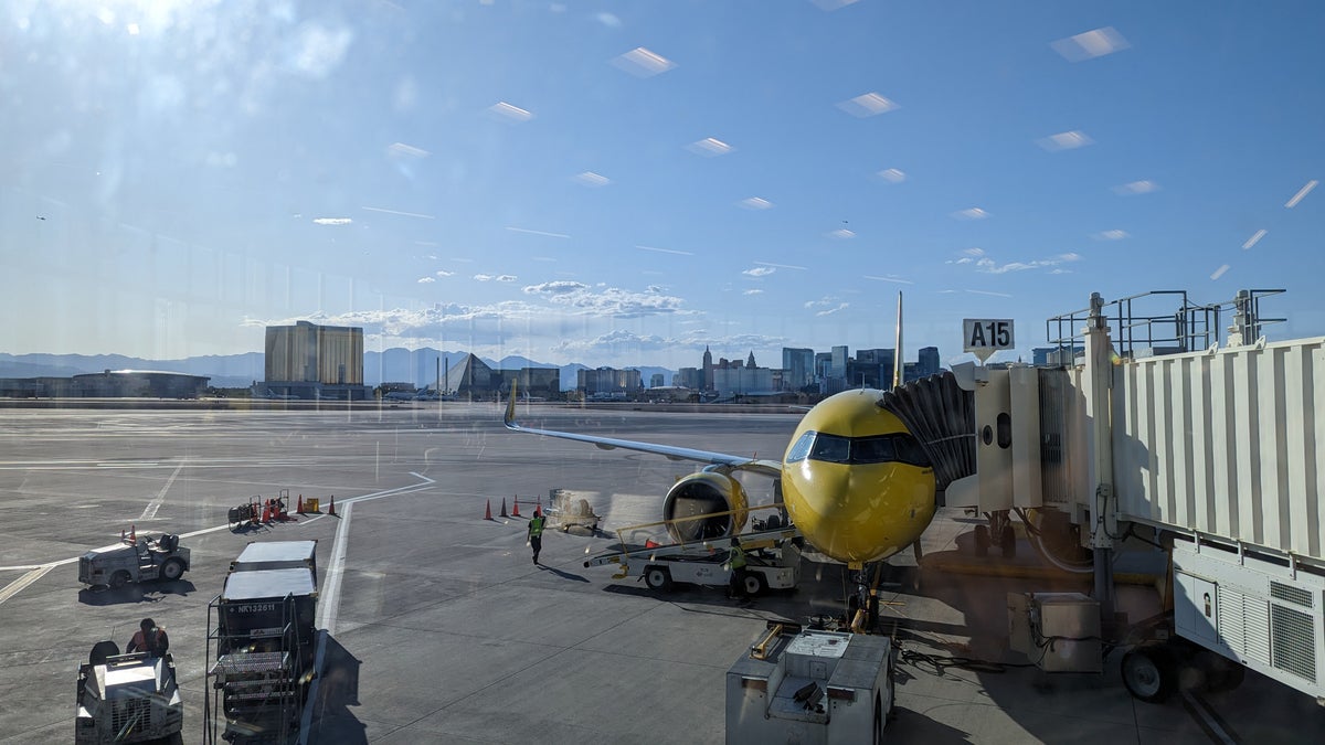 Harry Reid International Airport LAS Las Vegas A gates tarmac view