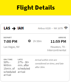 Harry Reid International Airport LAS Las Vegas booking Spirit Airlines flight details