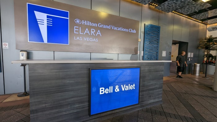Hilton Grand Vacations Elara Las Vegas bell and valet Hilton Grand Vacations Elara Las Vegas bell and valet