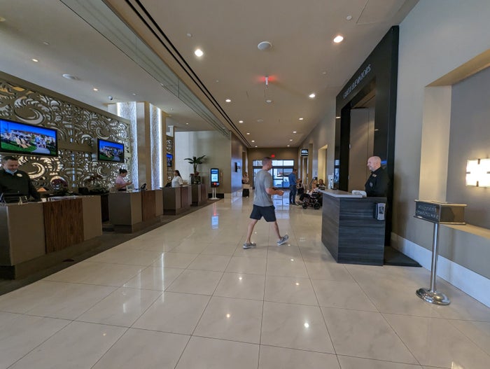 Hilton Grand Vacations Elara Las Vegas concierge desk and elevator security Hilton Grand Vacations Elara Las Vegas concierge desk and elevator security
