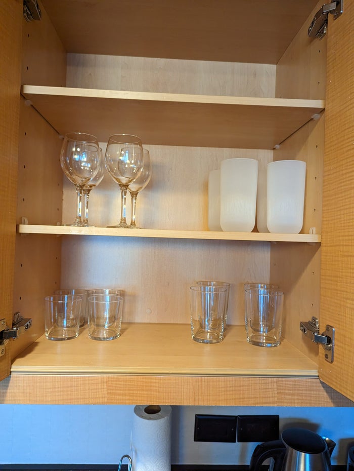 Hilton Grand Vacations Elara Las Vegas kitchen glassware Hilton Grand Vacations Elara Las Vegas kitchen glassware
