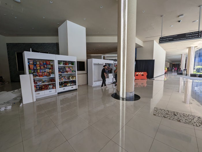 Hilton Grand Vacations Elara Las Vegas lobby market Hilton Grand Vacations Elara Las Vegas lobby market