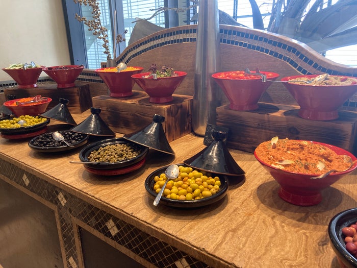 Hyatt Regency Casablanca breakfast olive bar