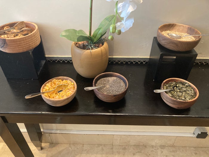 Hyatt Regency Casablanca breakfast yogurt toppings