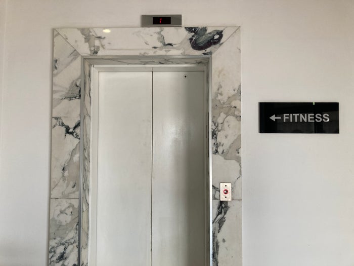 Hyatt Regency Casablanca gym elevator to gym