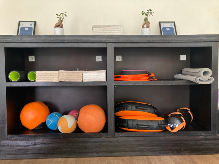 Hyatt Regency Casablanca gym exercise balls