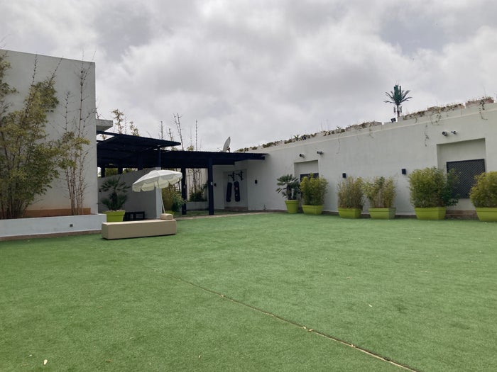Hyatt Regency Casablanca gym outdoor space