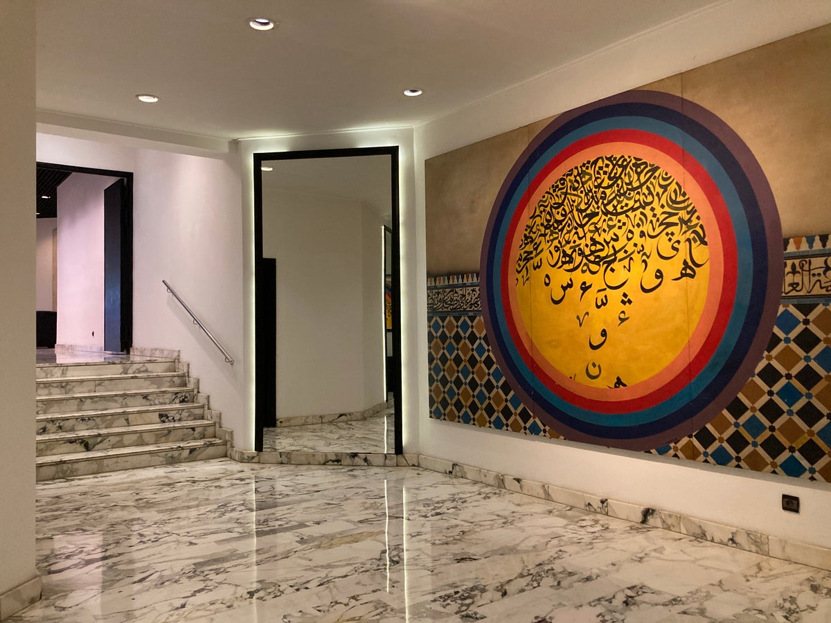 Hyatt Regency Casablanca hallway to gym