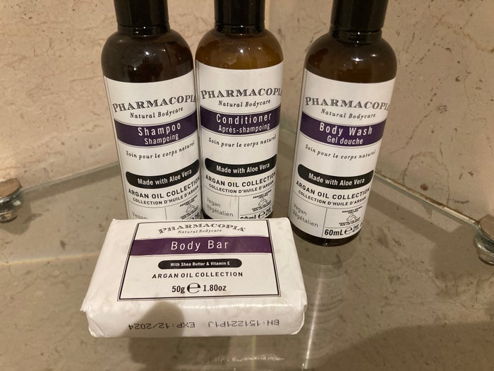 Hyatt Regency Casablanca junior suite bathroom shower toiletries