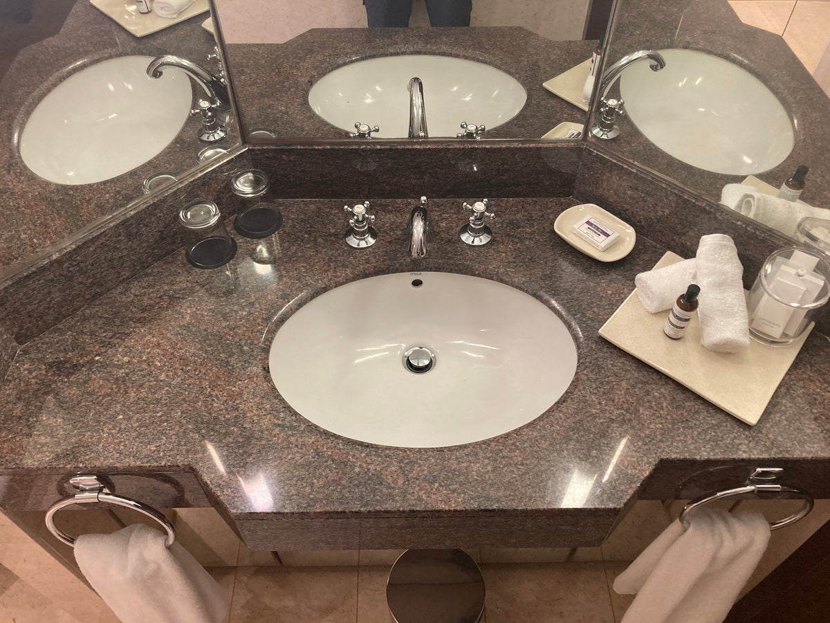 Hyatt Regency Casablanca junior suite bathroom sink