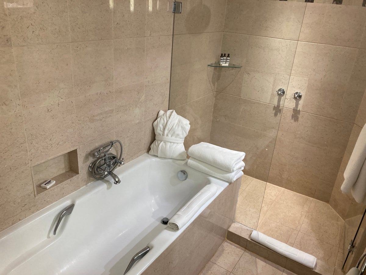 Hyatt Regency Casablanca junior suite bathroom tub shower