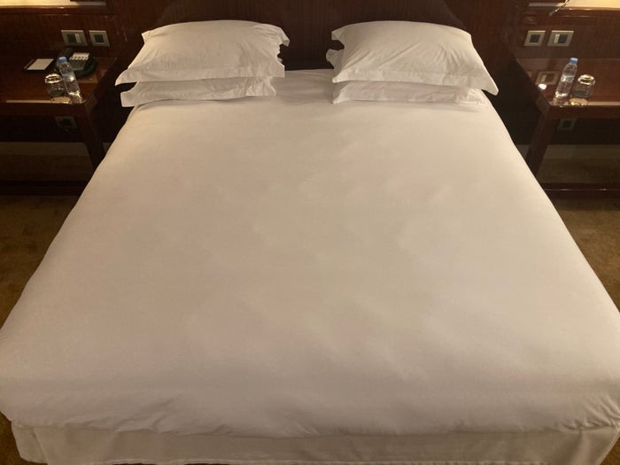 Hyatt Regency Casablanca junior suite bedroom bed
