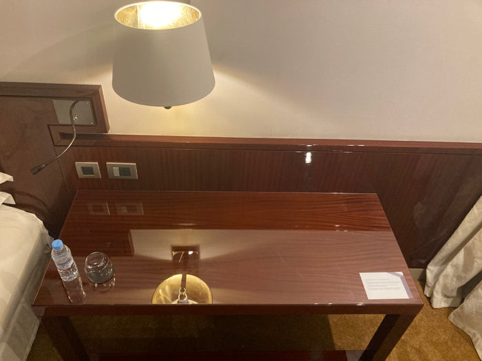 Hyatt Regency Casablanca junior suite bedroom night stand