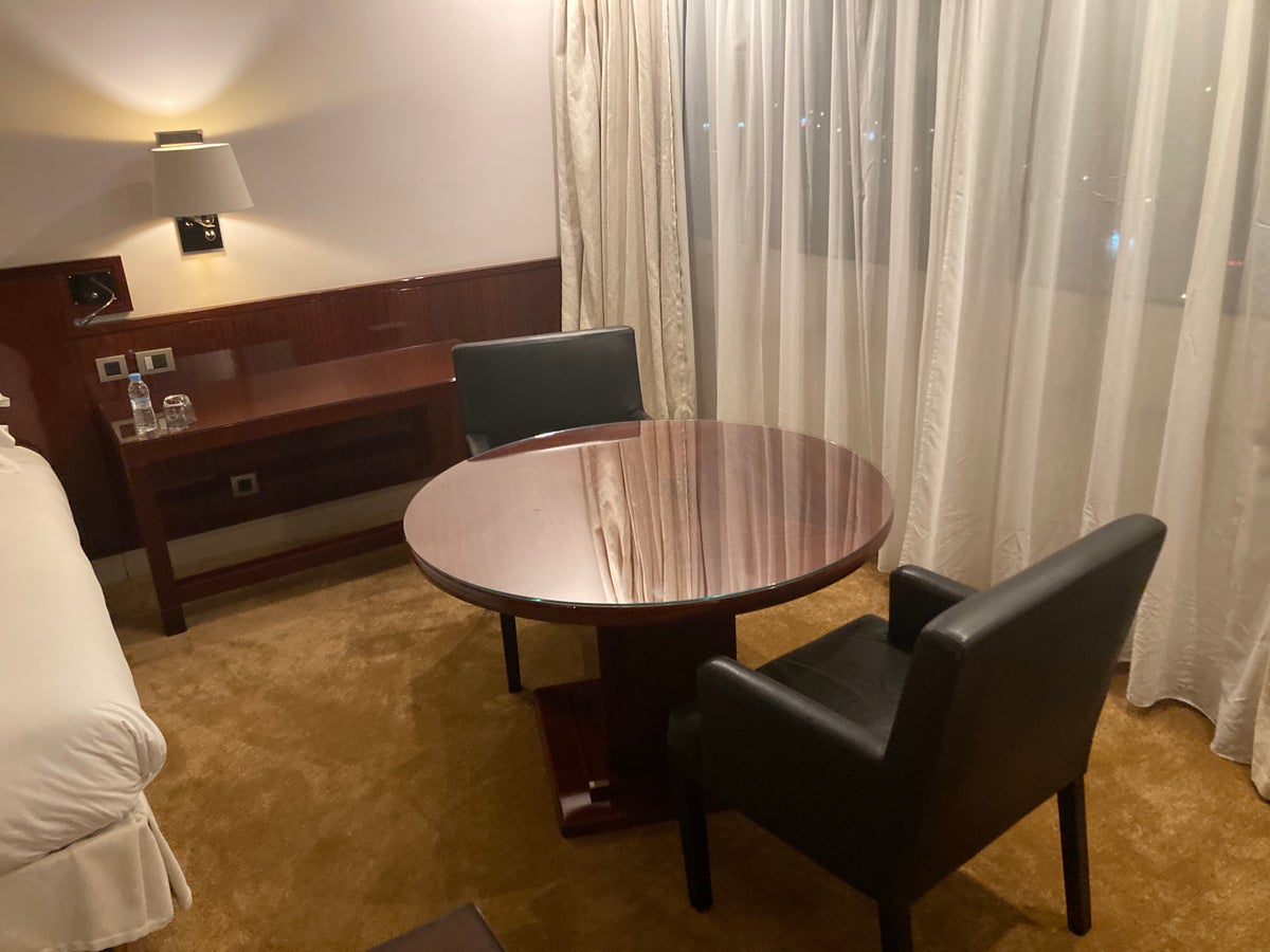 Hyatt Regency Casablanca junior suite bedroom table chairs
