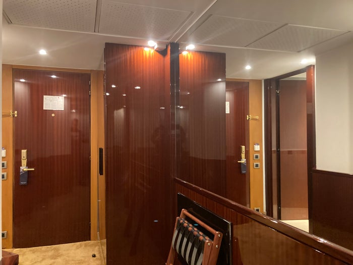 Hyatt Regency Casablanca junior suite entry mirror closet