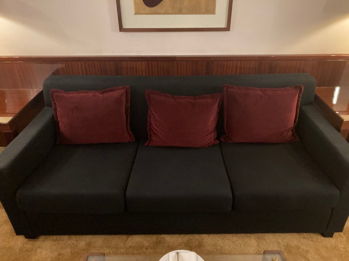 Hyatt Regency Casablanca junior suite living room sofa
