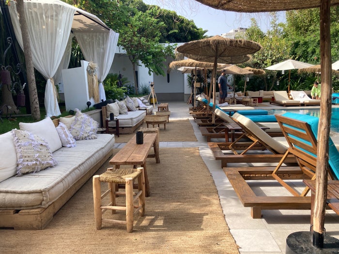Hyatt Regency Casablanca pool seating