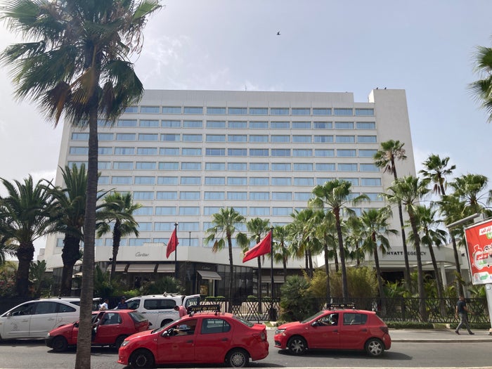 Hyatt Regency Casablanca seen from across the street