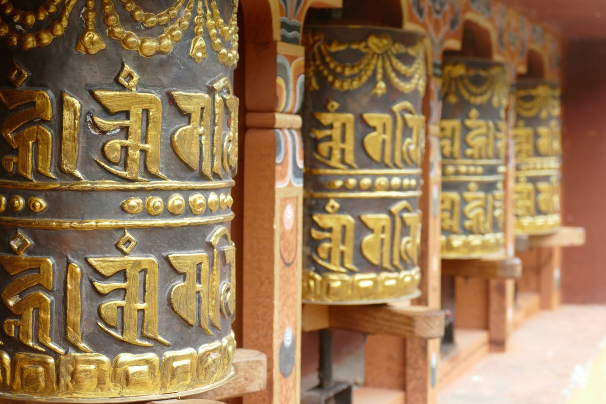 Kenchosum Lhakhang temple Bhutan. Image Credit: cascoly2 via Adobe Stock