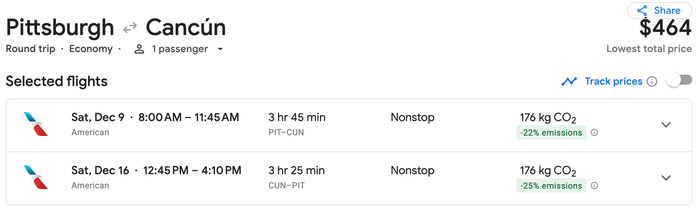 PIT CUN Cash Rates PIT CUN Cash Rates