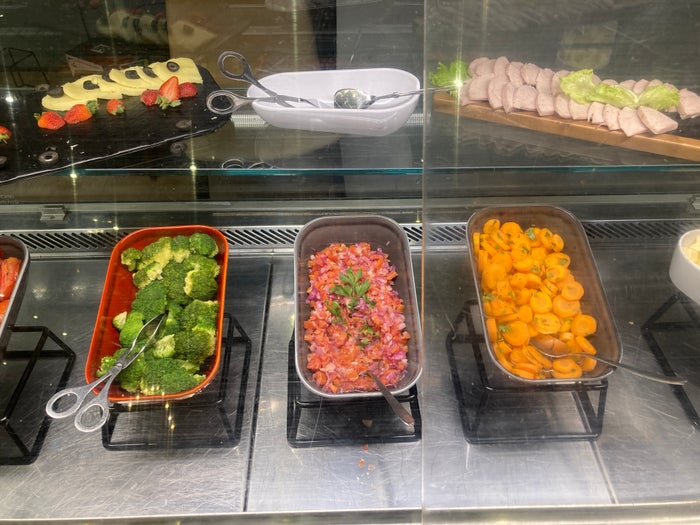 Plaza Premium Lounge Addis Ababa ADD cold cuts salad Plaza Premium Lounge Addis Ababa ADD cold cuts salad