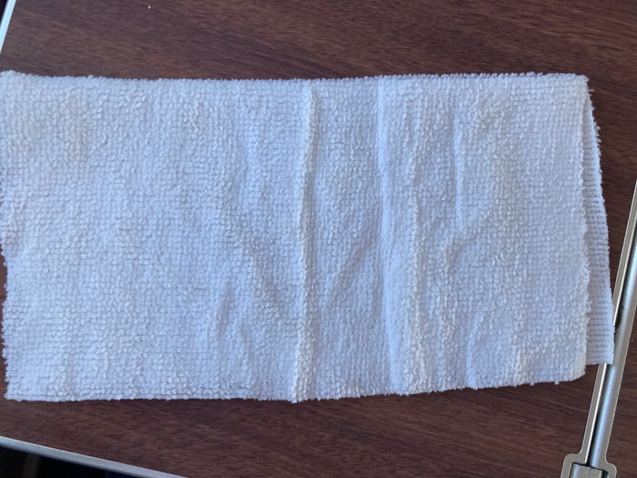 Royal Air Maroc Boeing 737 MAX 8 business class LHR CMN wet towelette open Royal Air Maroc Boeing 737 MAX 8 business class LHR CMN wet towelette open