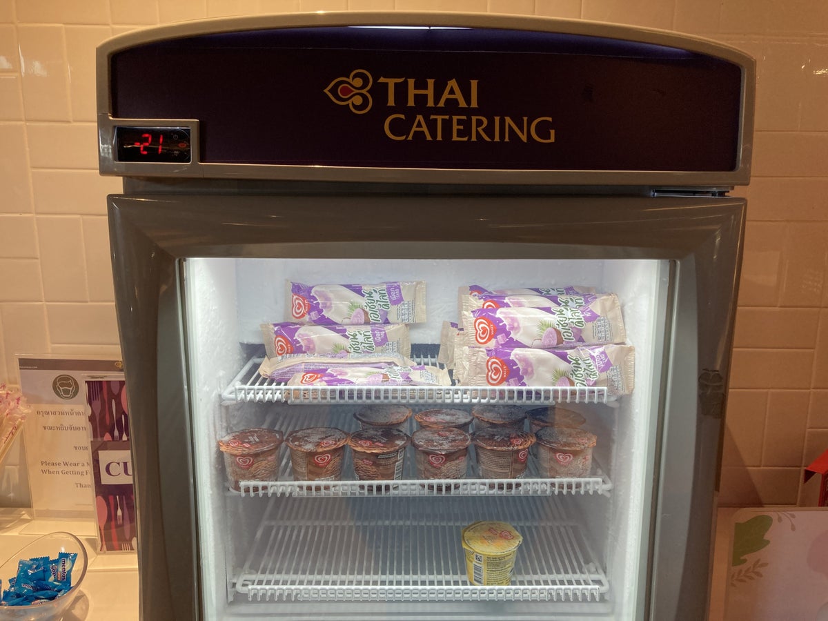 Royal Orchid Lounge HKT Domestic ice cream