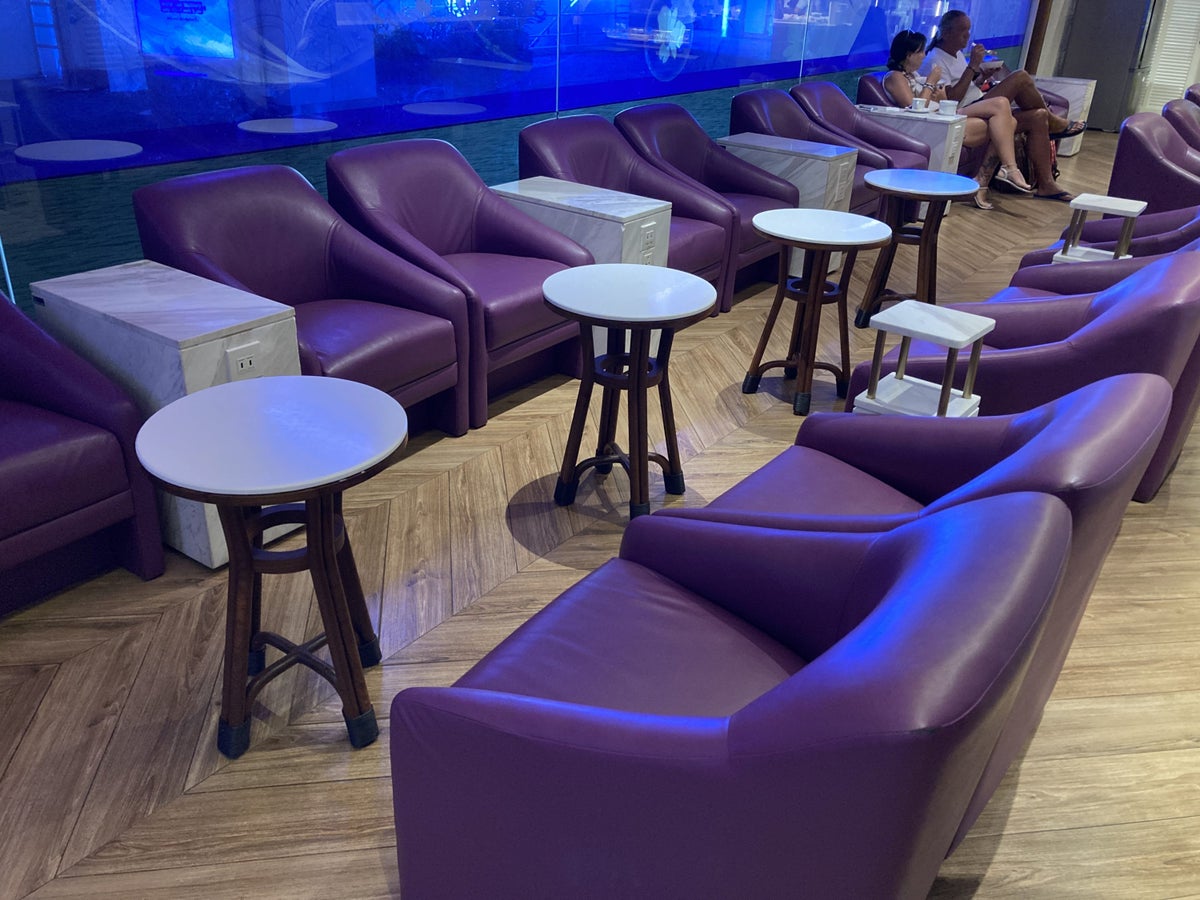 Royal Orchid Lounge HKT Domestic left seating