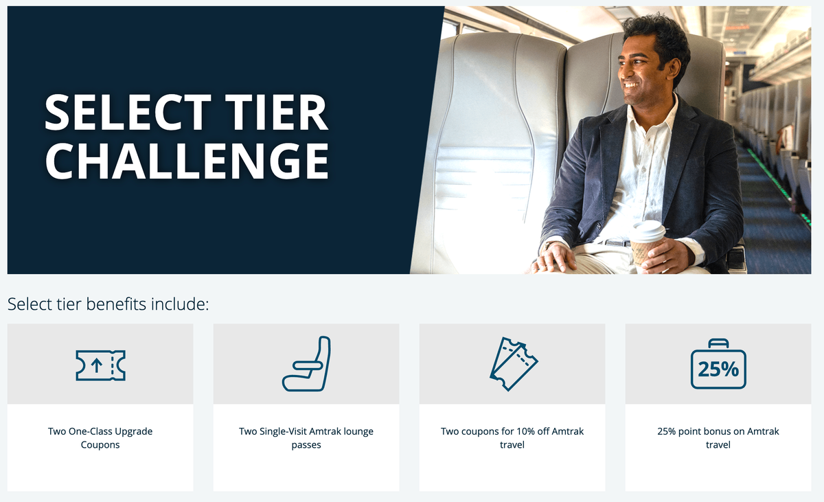 Amtrak Select Tier Challenge