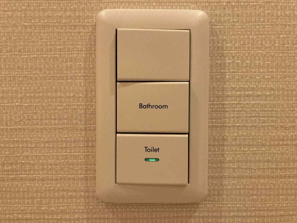 Sheraton Grand Hiroshima Bathroom Light Switches