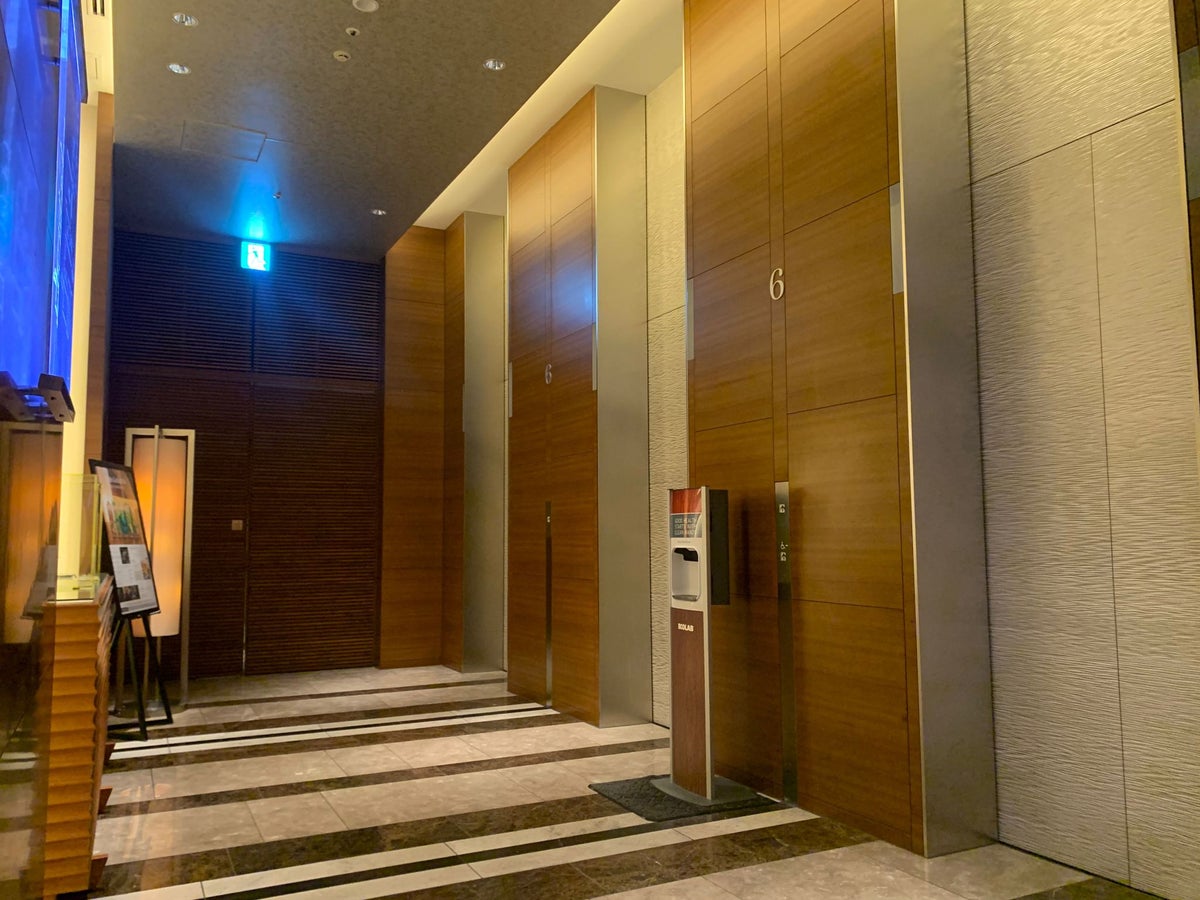 Sheraton Grand Hiroshima lobby elevator waiting area