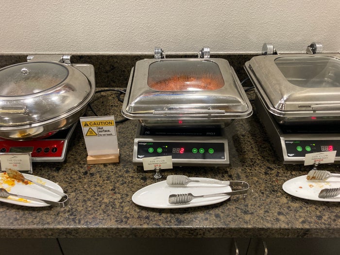 The Club LAS lounge hot dishes