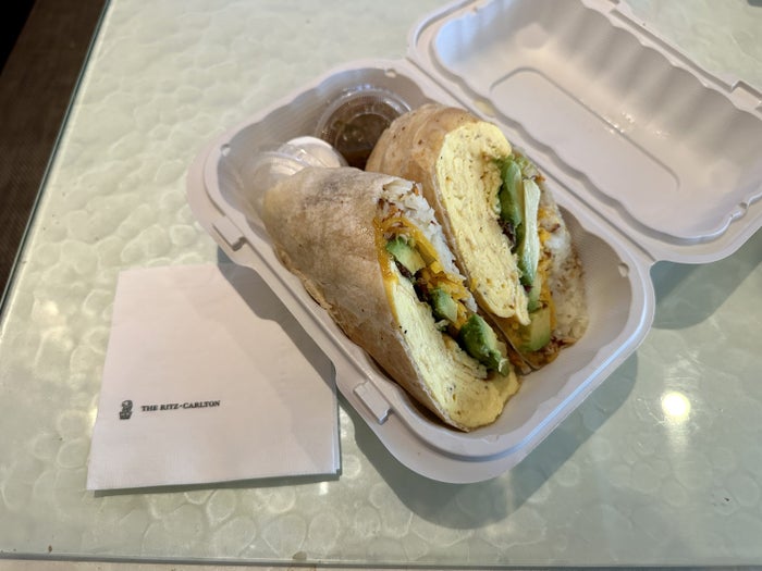 The Ritz Carlton Laguna Niguel Breakfast Burrito The Ritz Carlton Laguna Niguel Breakfast Burrito