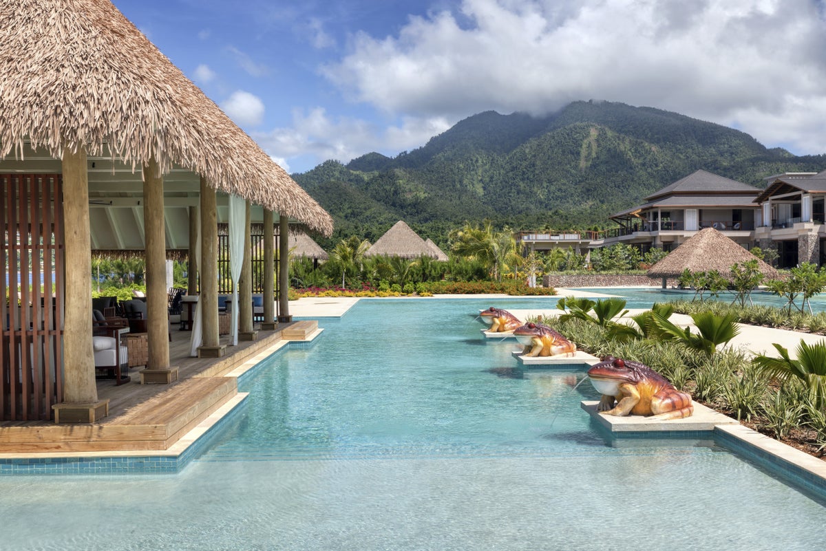 The pool at the InterContinental Dominica