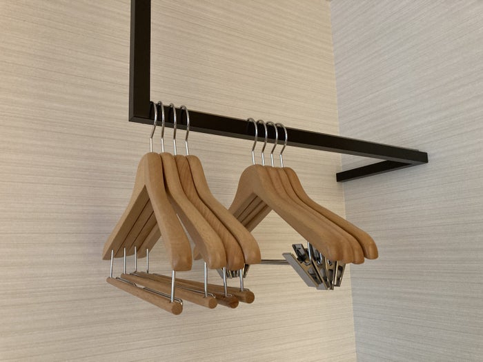Hyatt Place Kyoto bedroom 1 king hangers near door