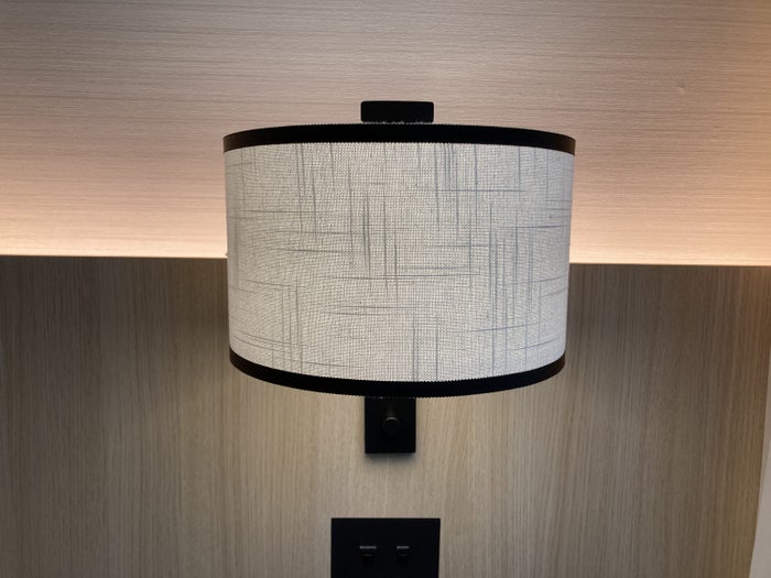 Hyatt Place Kyoto bedroom 1 king lamp near bed