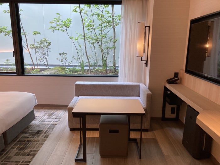 Hyatt Place Kyoto bedroom 1 king sofa and table