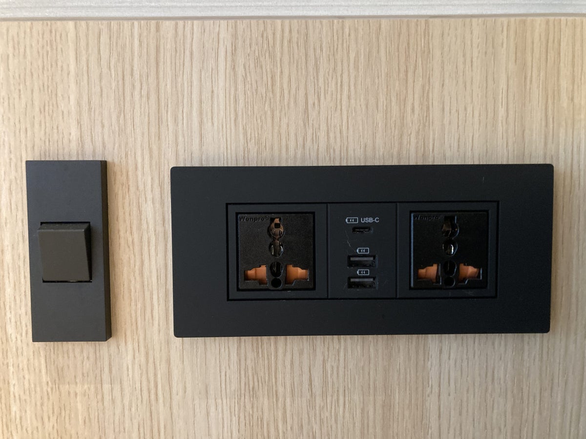 Hyatt Place Kyoto bedroom 1 king switches plugs panel