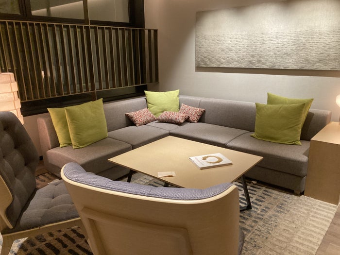 Hyatt Place Kyoto lobby seating
