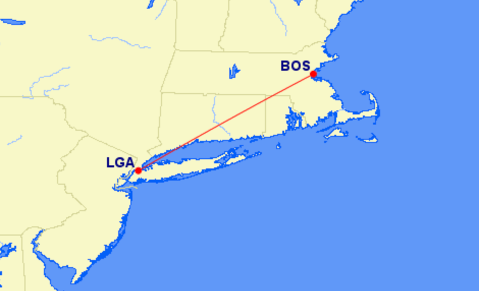 AA Boston to LGA
